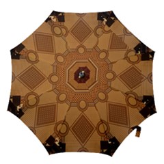 The Elaborate Floor Pattern Of The Sydney Queen Victoria Building Hook Handle Umbrellas (large) by Amaryn4rt