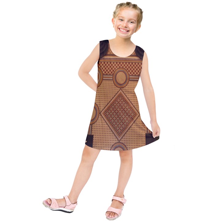 The Elaborate Floor Pattern Of The Sydney Queen Victoria Building Kids  Tunic Dress