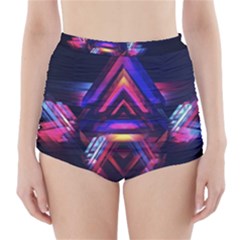 Abstract Desktop Backgrounds High-waisted Bikini Bottoms