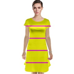 Background Image Horizontal Lines And Stripes Seamless Tileable Magenta Yellow Cap Sleeve Nightdress