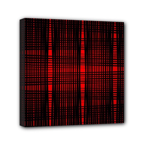 Black And Red Backgrounds Mini Canvas 6  X 6  by Amaryn4rt