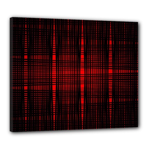 Black And Red Backgrounds Canvas 24  X 20 