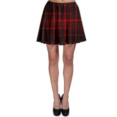 Black And Red Backgrounds Skater Skirt