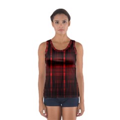 Black And Red Backgrounds Women s Sport Tank Top 