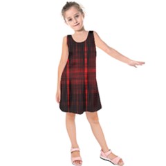 Black And Red Backgrounds Kids  Sleeveless Dress