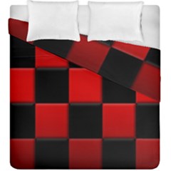 Black And Red Backgrounds Duvet Cover Double Side (king Size)