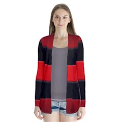 Black And Red Backgrounds Cardigans