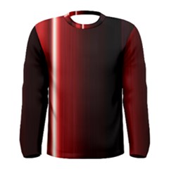 Black And Red Men s Long Sleeve Tee