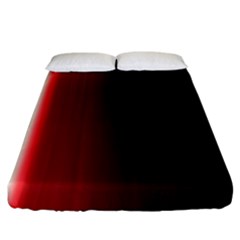 Black And Red Fitted Sheet (king Size)