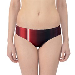 Black And Red Hipster Bikini Bottoms