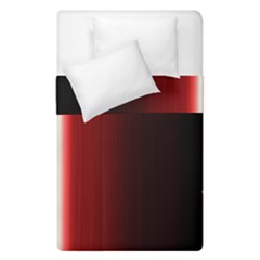 Black And Red Duvet Cover Double Side (single Size)