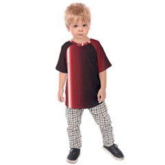 Black And Red Kids  Raglan Tee