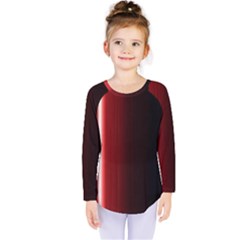 Black And Red Kids  Long Sleeve Tee