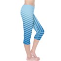 Blue Dot Pattern Capri Leggings  View4