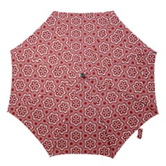 Floral Abstract Pattern Hook Handle Umbrellas (large)