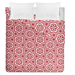 Floral Abstract Pattern Duvet Cover Double Side (queen Size)