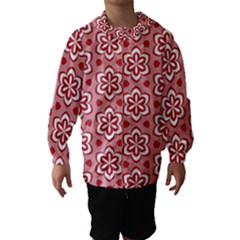 Floral Abstract Pattern Hooded Wind Breaker (kids)