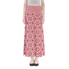 Floral Abstract Pattern Maxi Skirts