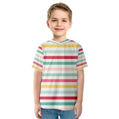 Papel De Envolver Hooray Circus Stripe Red Pink Dot Kids  Sport Mesh Tee