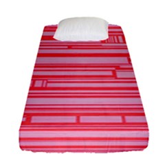 Index Red Pink Fitted Sheet (single Size)