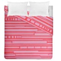 Index Red Pink Duvet Cover Double Side (Queen Size) View1