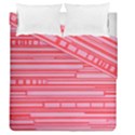 Index Red Pink Duvet Cover Double Side (Queen Size) View2