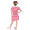 Index Red Pink Kids  Short Sleeve Velvet Dress View2