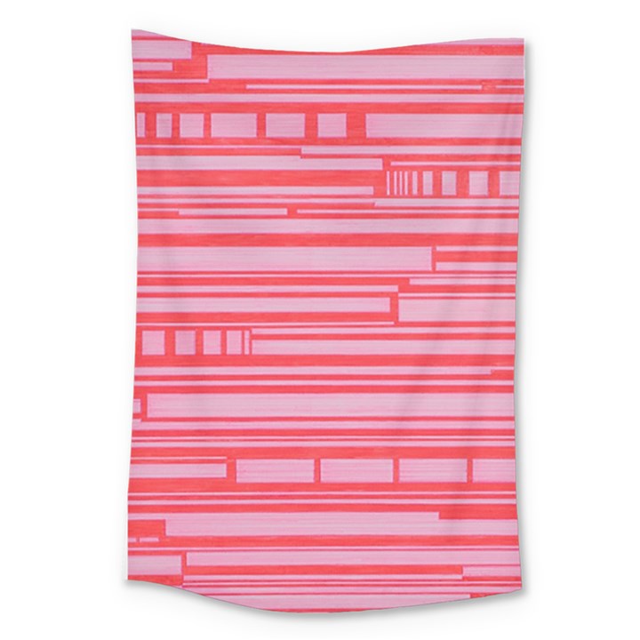 Index Red Pink Large Tapestry