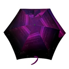 Purple Wallpaper Mini Folding Umbrellas