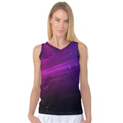 Purple Wallpaper Women s Basketball Tank Top