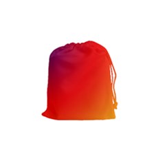 Rainbow Background Drawstring Pouches (small) 