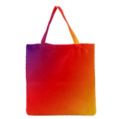 Rainbow Background Grocery Tote Bag