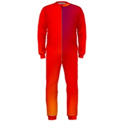 Rainbow Background Onepiece Jumpsuit (men) 