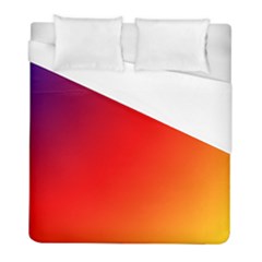 Rainbow Background Duvet Cover (full/ Double Size)