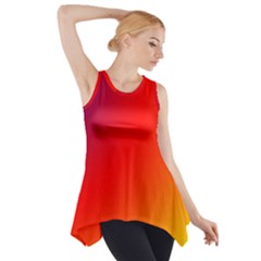 Rainbow Background Side Drop Tank Tunic