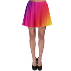 Rainbow Colors Skater Skirt