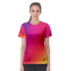 Rainbow Colors Women s Sport Mesh Tee