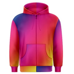 Rainbow Colors Men s Zipper Hoodie by Amaryn4rt