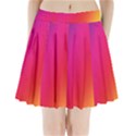 Rainbow Colors Pleated Mini Skirt View1