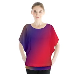 Rainbow Two Background Blouse