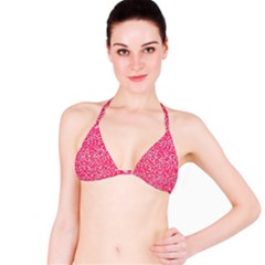 Template Deep Fluorescent Pink Bikini Top