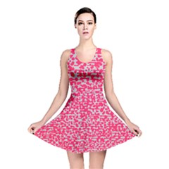 Template Deep Fluorescent Pink Reversible Skater Dress