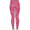 Template Deep Fluorescent Pink Classic Yoga Leggings View2