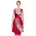 Red Material Design Racerback Midi Dress View1