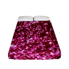 Pink Glitter Fitted Sheet (full/ Double Size)