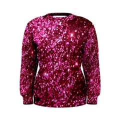 Pink Glitter Women s Sweatshirt by Amaryn4rt