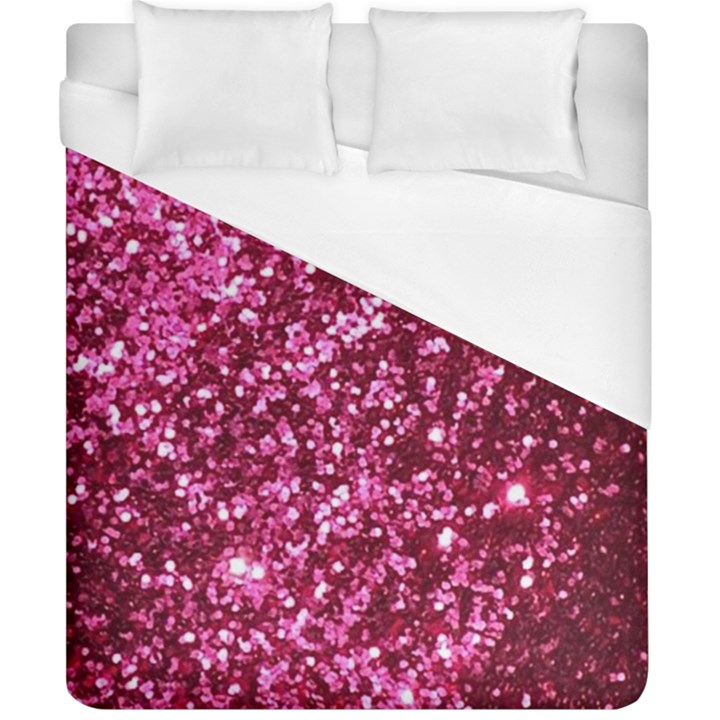 Pink Glitter Duvet Cover (California King Size)