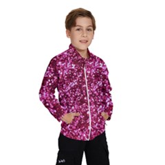 Pink Glitter Wind Breaker (kids) by Amaryn4rt