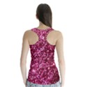 Pink Glitter Racer Back Sports Top View2