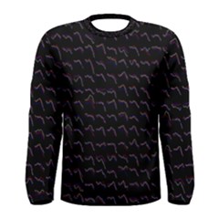 Smooth Color Pattern Men s Long Sleeve Tee